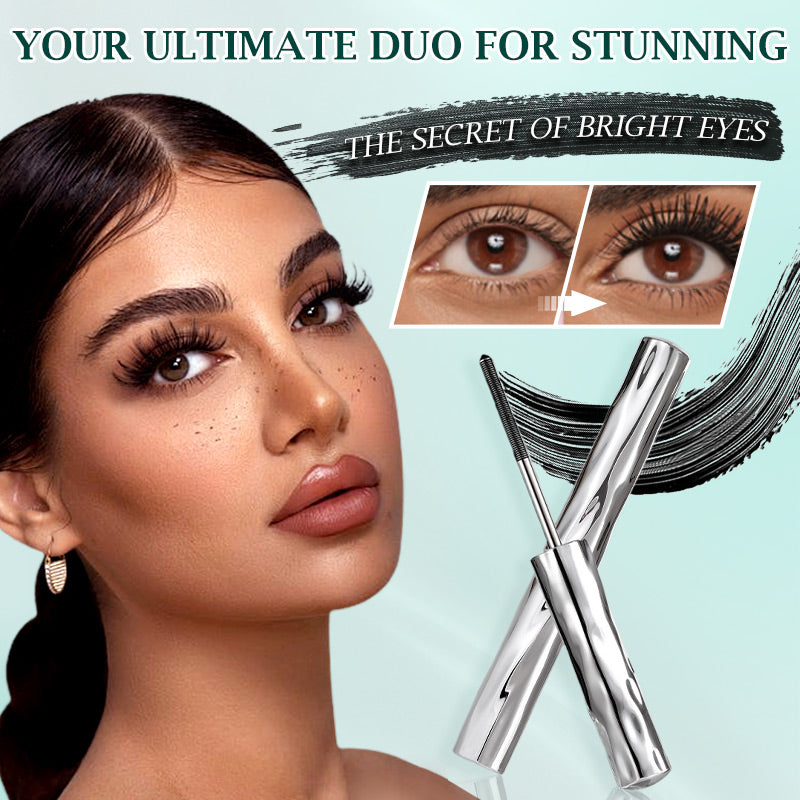 💞👁️ Waterproof fiber mascara for natural volume, curl, and smudge-proof wear. 💖