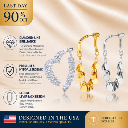 🔥🔥 90% OFF TODAY:"Zero-Gravity" Tassel Drops: Feather-Light Elegance, Maximum Sparkle.💖