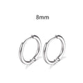 2025 New Simple Stainless Steel Gold Small Earrings Cartilage Ear Piercing Jewelry