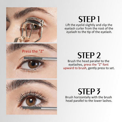 🔥👁️Felvaris®Waterproof Fibre Mascara  – Volume & Length without Clumping for Dramatic Moments