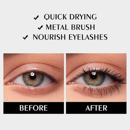 🔥👁️Felvaris®Waterproof Fibre Mascara  – Volume & Length without Clumping for Dramatic Moments