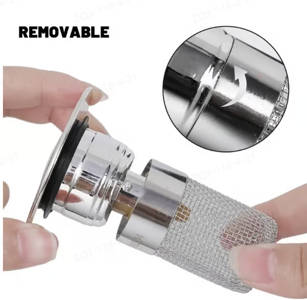 🔥Last Day Promotion 69% OFF🏆Pop Up Sink Drain Strainer----🛀Removes odors and prevents blockages (Copy)