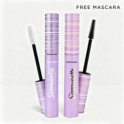 Mascara duo product display with free mascara