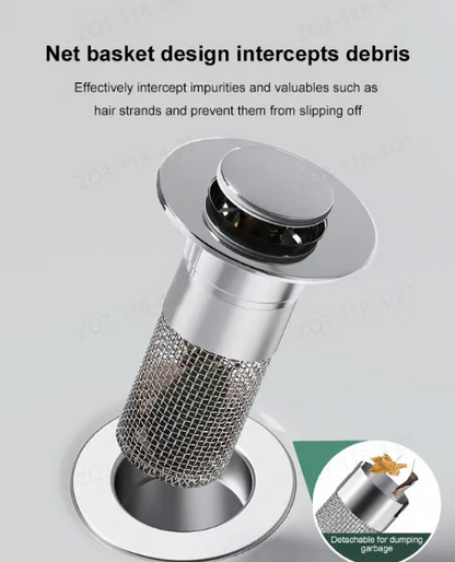 🔥Last Day Promotion 69% OFF🏆Pop Up Sink Drain Strainer----🛀Removes odors and prevents blockages (Copy)