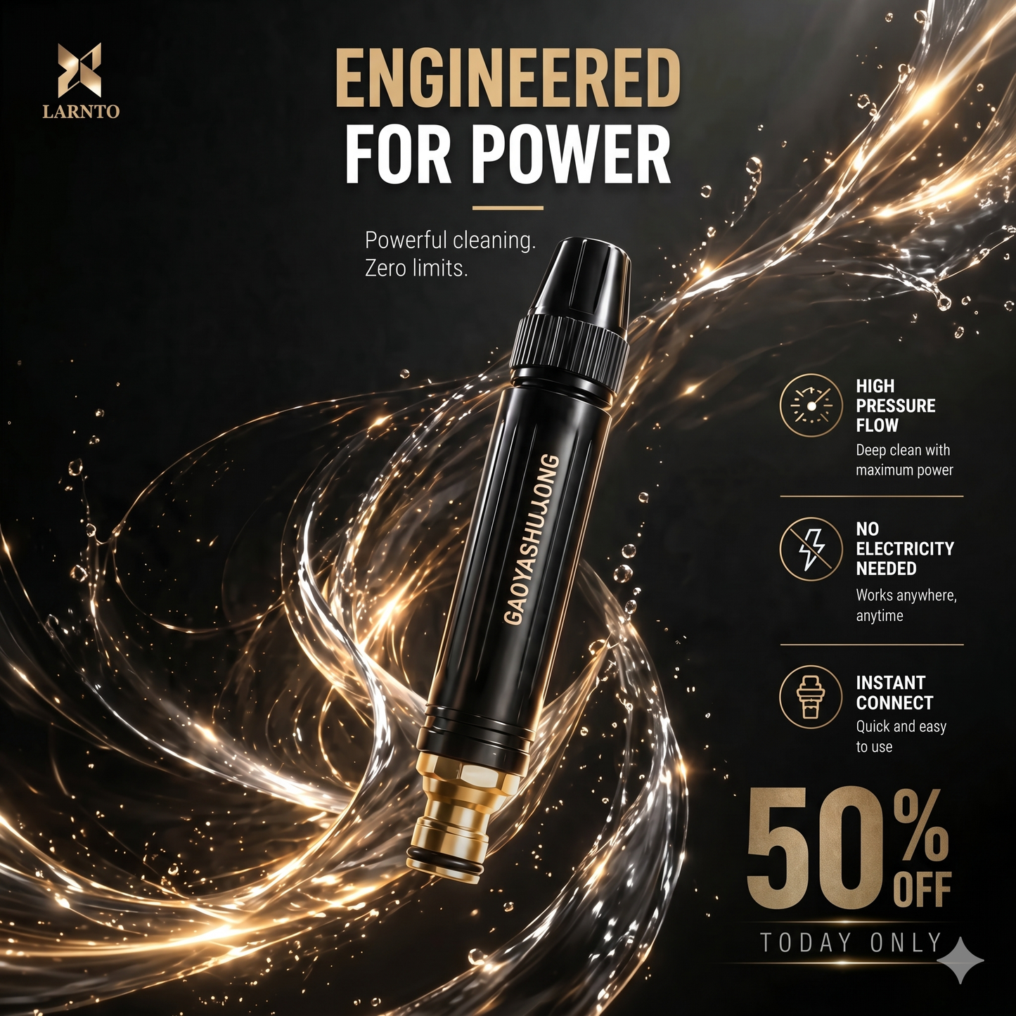 📦LAST DAY 50% OFF ✨Larnto®Powerful High-Pressure Home Car Wash & Garden Spraye