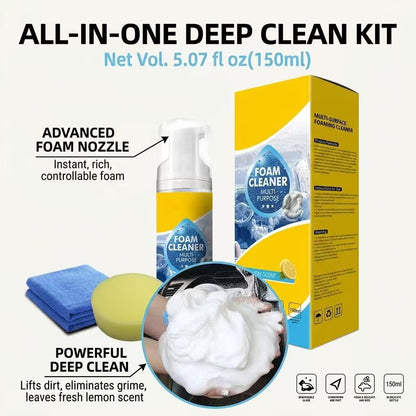 🛒Huge Sale: 50% OFF Today Only⏳Larnto®4-in-1 Multi-Enzyme Foam Cleaner