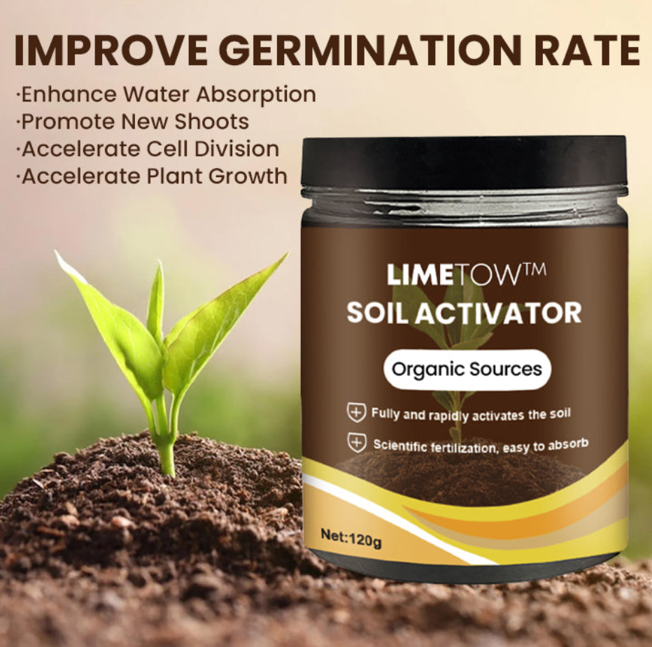 Premium Soil Activator & Liquid Fertilizer,Dirt Health Booster, Liquid Fertilizer for Indoor & Outdoor Plants for Raised Garden Beds, Potting Mix, and Seedling Compost