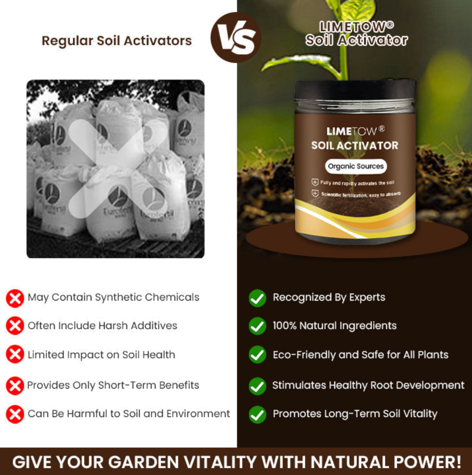 Premium Soil Activator & Liquid Fertilizer,Dirt Health Booster, Liquid Fertilizer for Indoor & Outdoor Plants for Raised Garden Beds, Potting Mix, and Seedling Compost