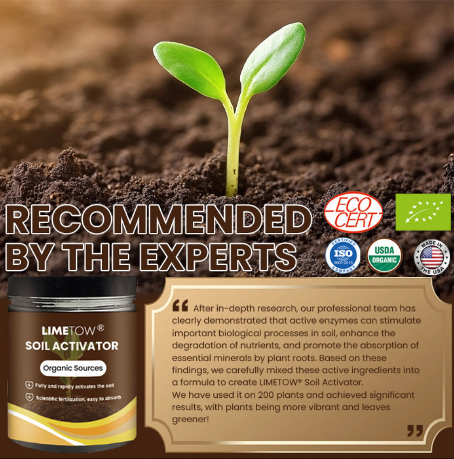 Premium Soil Activator & Liquid Fertilizer,Dirt Health Booster, Liquid Fertilizer for Indoor & Outdoor Plants for Raised Garden Beds, Potting Mix, and Seedling Compost