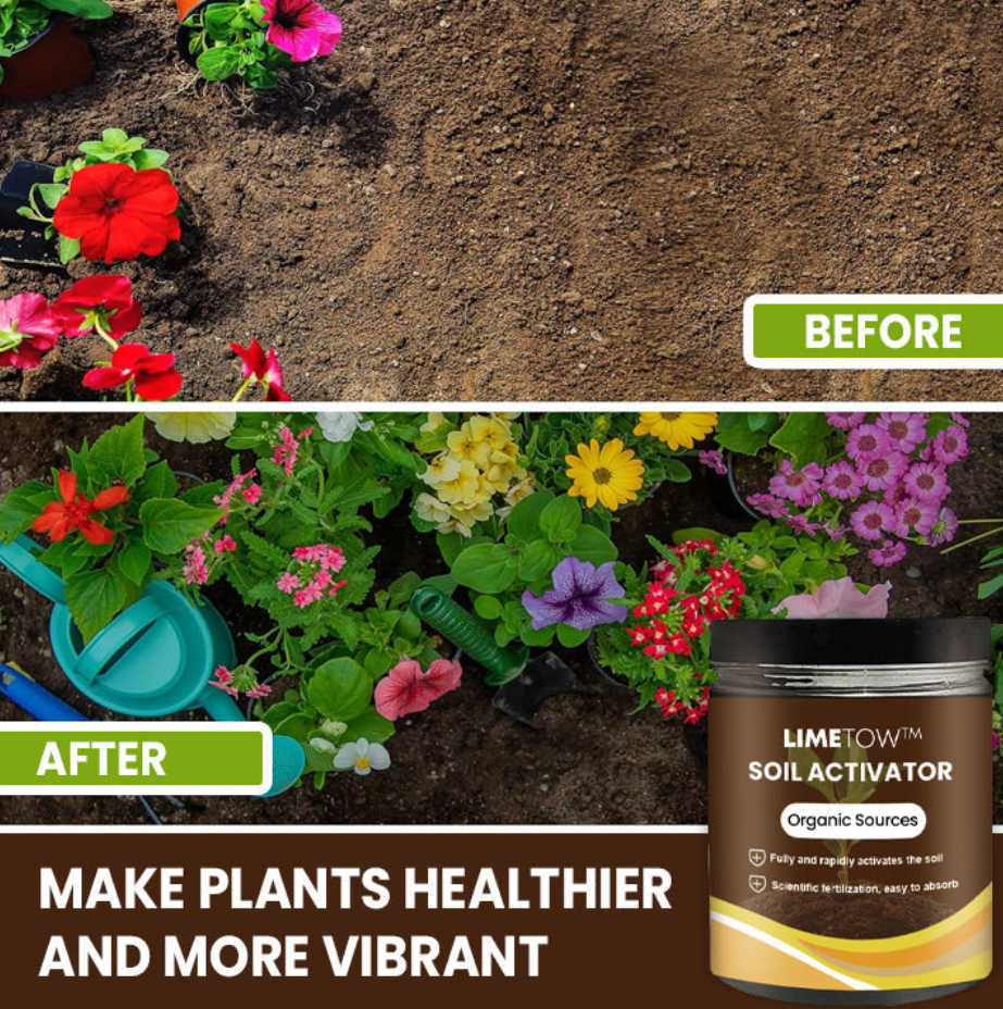 Premium Soil Activator & Liquid Fertilizer,Dirt Health Booster, Liquid Fertilizer for Indoor & Outdoor Plants for Raised Garden Beds, Potting Mix, and Seedling Compost