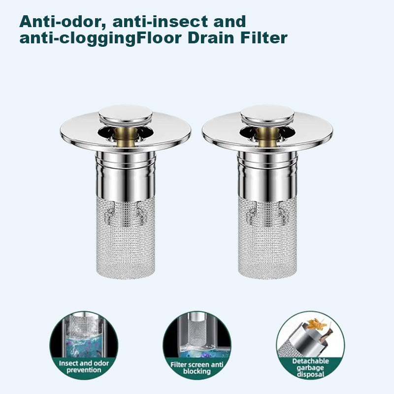 🏆Last Day Promotion 69% OFF🏆Pop Up Sink Drain Strainer----🛀Removes odors and prevents blockages