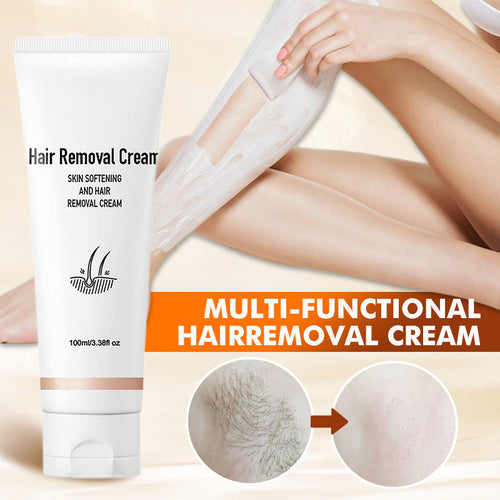 Fast Acting Depilatory Cream for Women and Men, Painless Smooth Skin on Legs Arms Bikini Line at Home