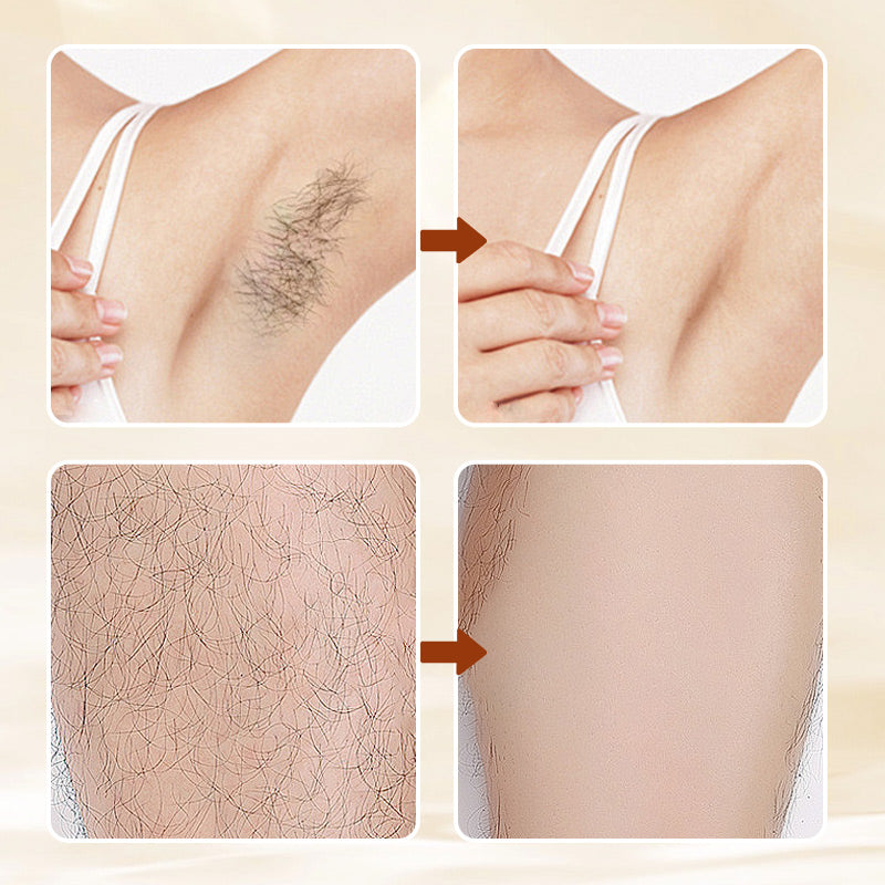 Fast Acting Depilatory Cream for Women and Men, Painless Smooth Skin on Legs Arms Bikini Line at Home