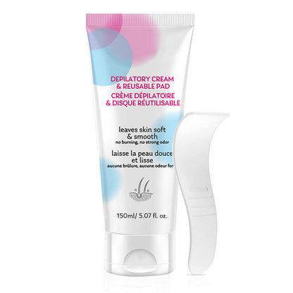 Fast Acting Depilatory Cream for Women and Men, Painless Smooth Skin on Legs Arms Bikini Line at Home